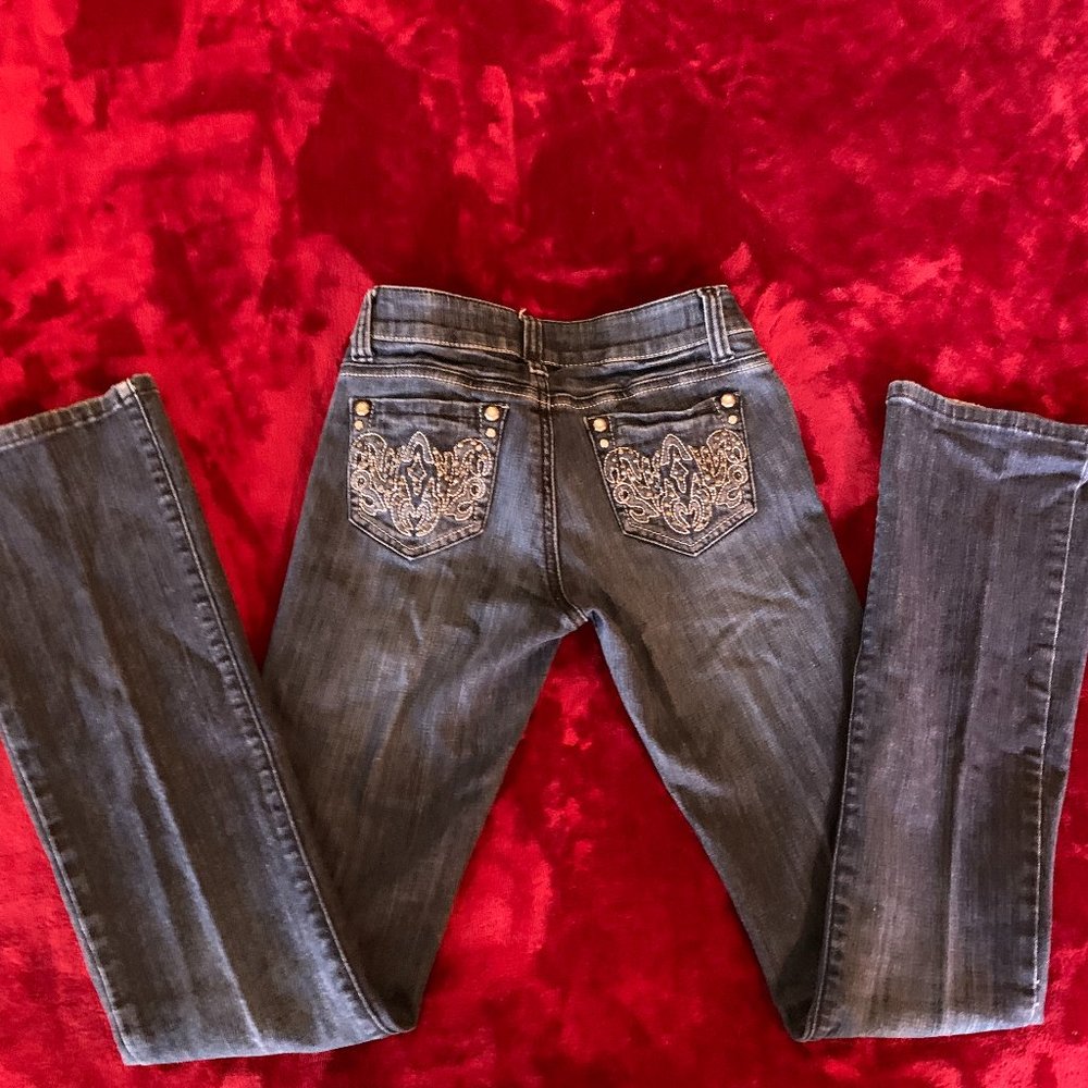 Size 3 L.A.Idol Boot Cut Darkwash Jeans